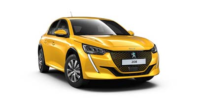 Peugeot E 208 - Available In Faro Yellow